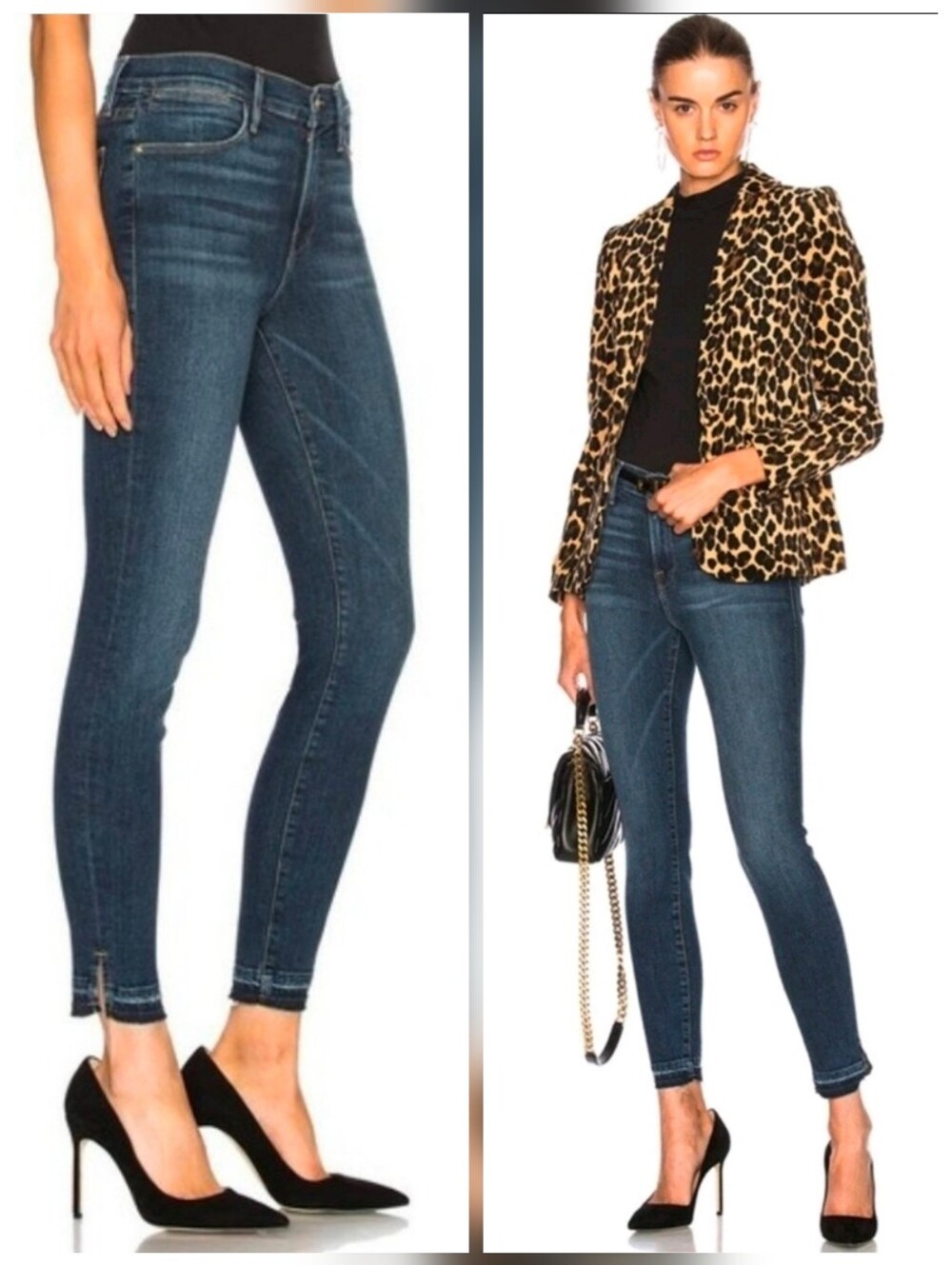 ❤️ FRAME DENIM HIGH RISE ANKLE SKINNY JEANS, FERDINAND WASH, 2 (26)